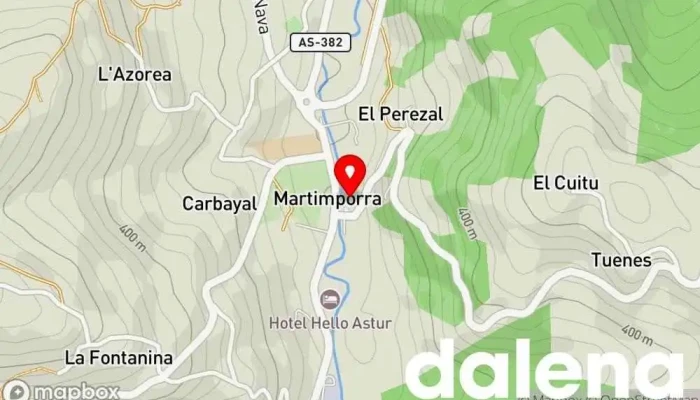 mapa de SPAR Bimenes Tienda de alimentación, Supermercado en Martimporra