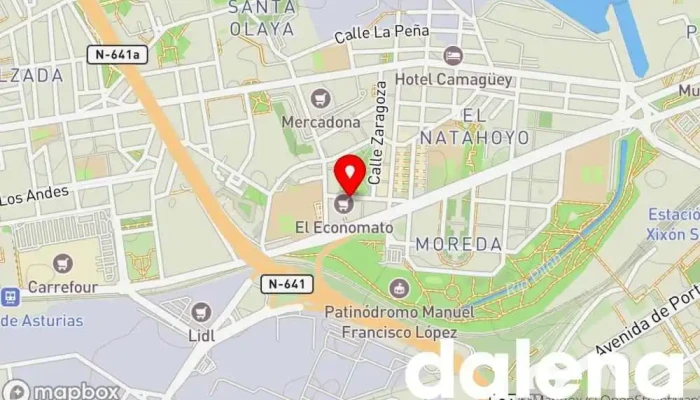 mapa de SPAR J.M. Palacio Supermercado en Gijón