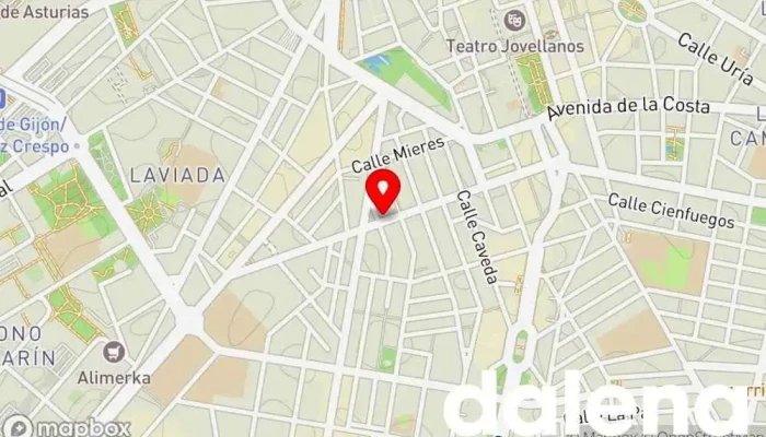 mapa de SPAR Manuel Llaneza Tienda de alimentación, Supermercado en Gijón