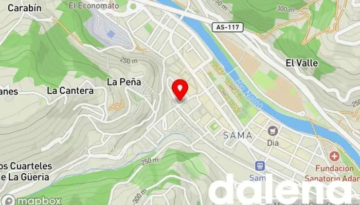 mapa de SPAR Nespral Tienda de alimentación, Supermercado en Langreo