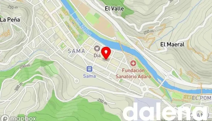 mapa de SPAR Torre de Abajo Tienda de alimentación, Supermercado en Langreo