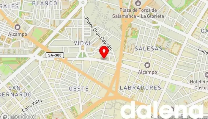 mapa de SQRUPS +X- Outlet, Proveedor de productos de limpieza, Tienda de cosméticos, Tienda de accesorios de moda, Tienda de alimentación, Centro comercial outlet, Papelería, Tienda de artículos de aseo personal, Bazar en Salamanca