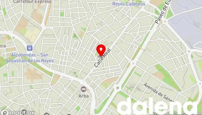 mapa de SQRUPS +X- Outlet en San Sebastián de los Reyes