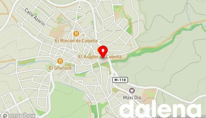 mapa de Suma cobeña Supermercado en Cobeña