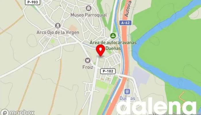 mapa de Súper Agropal Supermercado en Dueñas