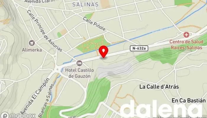 mapa de Super Euro Tienda de alimentación en Salinas