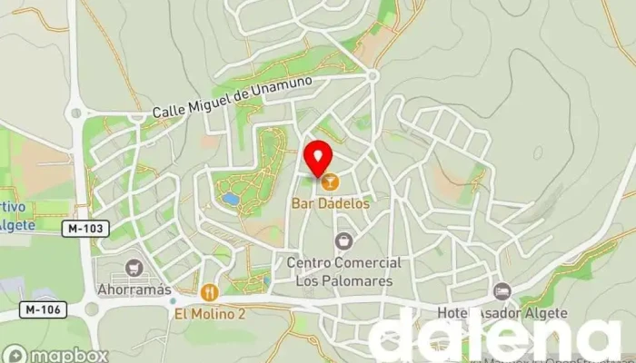 mapa de Super market Supermercado en Algete