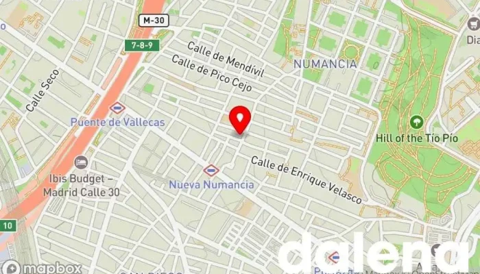 mapa de Super Mercado Vallecas Supermercado, Comercio en Madrid