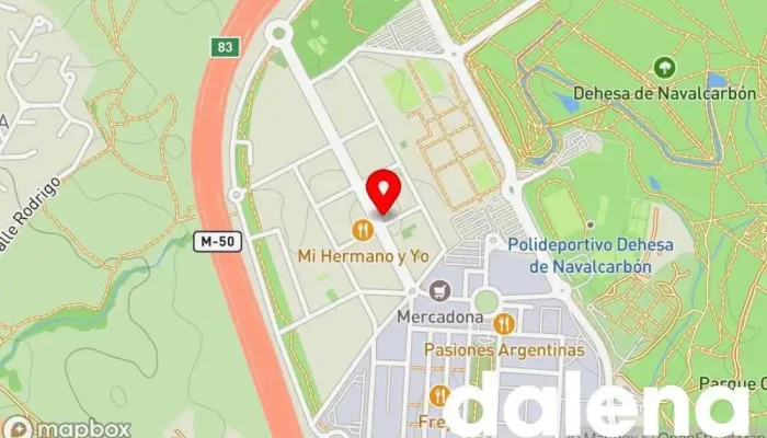 mapa de Super Yang Supermercado en Las Rozas de Madrid