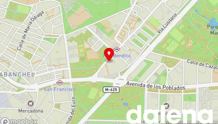mapa de Supermercado Abrantes 295 Supermercado en Madrid