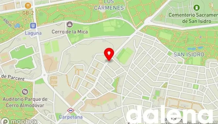 mapa de Supermercado Ahorramas Supermercado, Comercio en Madrid