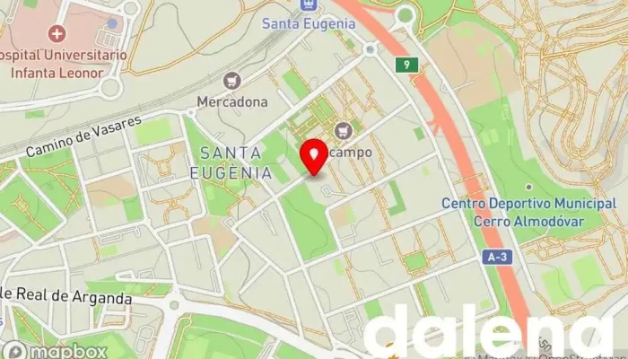 mapa de Supermercado Ahorramas Supermercado, Comercio en Madrid