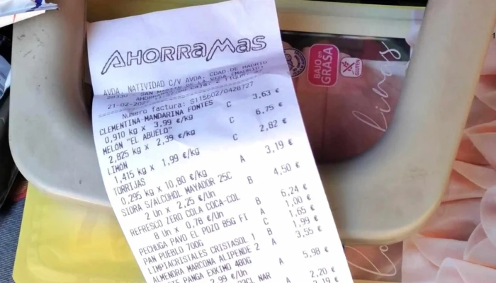 Supermercado Ahorramas -  Numero - San Martín de la Vega