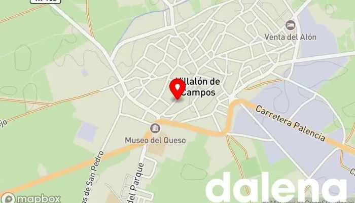 mapa de Supermercado Alonso C.B Supermercado en Villalón de Campos