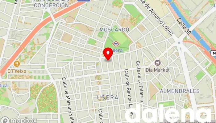 mapa de Supermercado Asia Supermercado chino, Supermercado japonés en Madrid