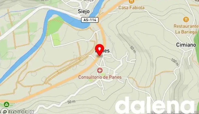 mapa de Supermercado Carniceria Coviran Alimentacion Tienda de alimentación en Panes, Peñamellera Baja