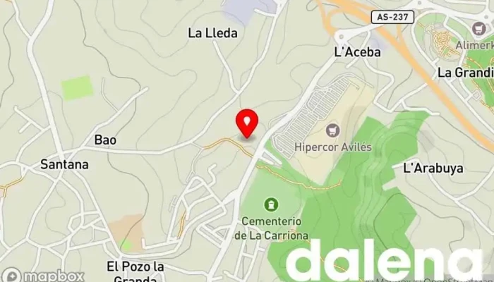 mapa de Supermercado Claudio Express Supermercado en Avilés