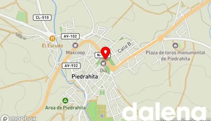 mapa de Supermercado FERBLAN Supermercado de descuentos en Piedrahíta