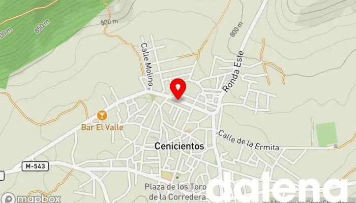 mapa de Supermercado Fermosel Supermercado en Cenicientos