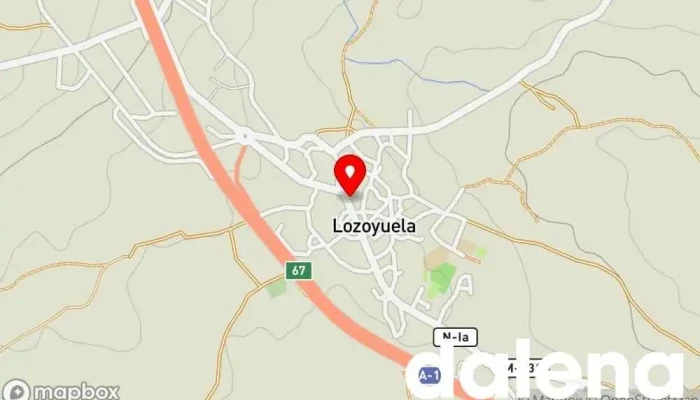 mapa de Supermercado Liu Tienda de alimentación en Lozoyuela
