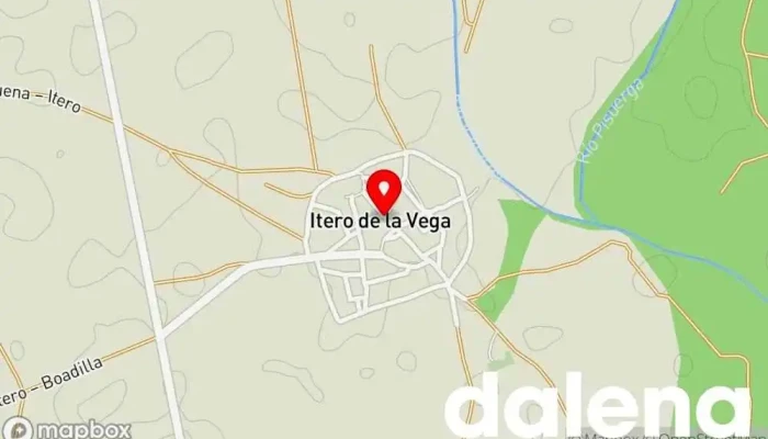 mapa de Supermercado Supermercado en Itero de la Vega