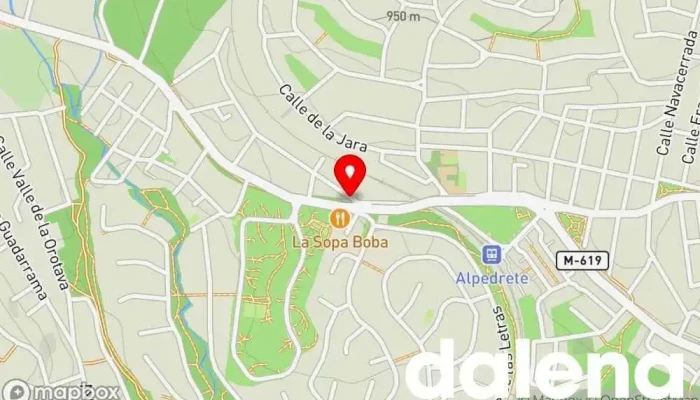 mapa de Supermercado Tienda de alimentación en Alpedrete