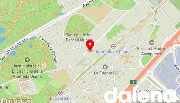 mapa de supermercado Tienda de alimentación en Madrid