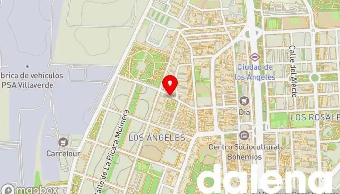 mapa de Supermercado Tienda de alimentación en Madrid