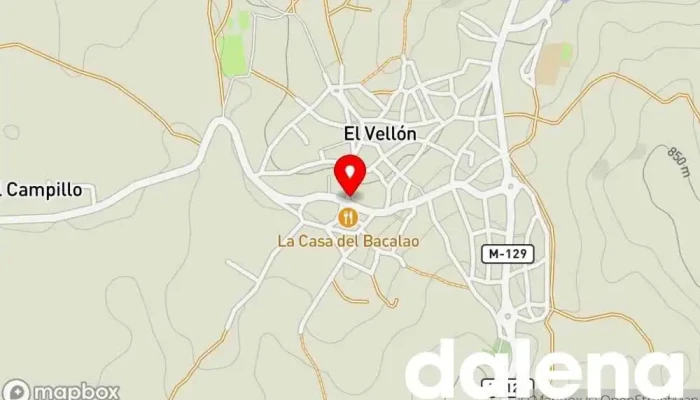 mapa de Supermercado Tienda de alimentación en El Vellón