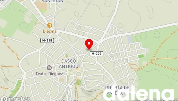 mapa de Supermercado Maxcoop Supermercado en Colmenar de Oreja