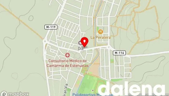 mapa de Supermercado MercaMax Tienda de alimentación en Camarma de Esteruelas