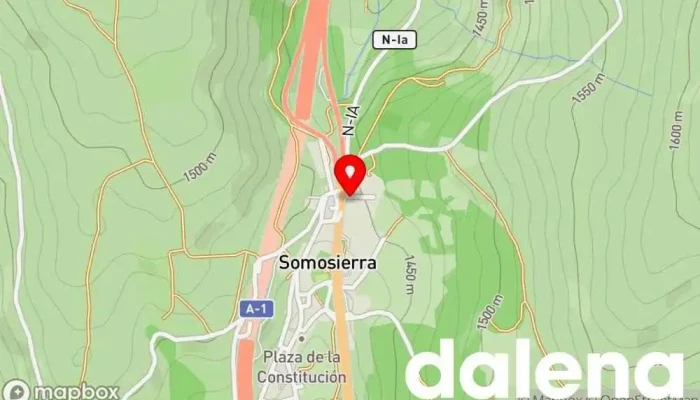 mapa de Supermercado Puerto Supermercado en Somosierra