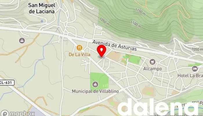 mapa de Supermercado Riosil Supermercado en Villablino
