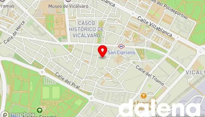 mapa de Supermercado SUPERMAX Tienda de alimentación en Madrid