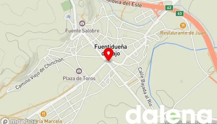 mapa de Supermercado Tajo Supermercado en Fuentidueña de Tajo