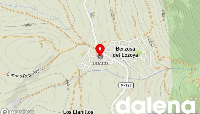 mapa de SUPERMERCADO UDACO BERZOSA Supermercado en Berzosa del Lozoya
