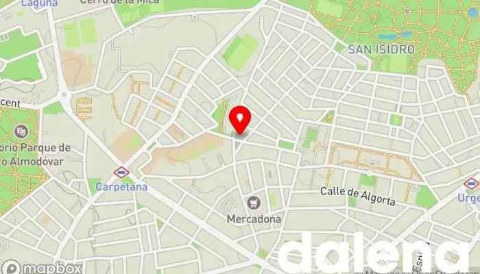 mapa de Supermercado Udaco Supermercado en Madrid