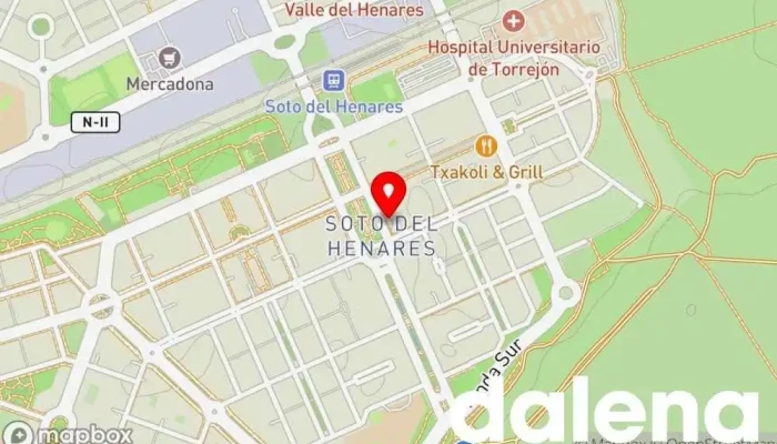 mapa de Supermercado Udaco Supermercado en Torrejón de Ardoz