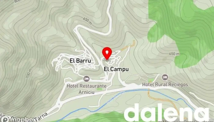 mapa de Supermercado Unicaso Tienda de alimentación en Campo de Caso