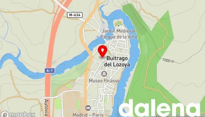 mapa de Supermercado Unide Supermercado en Buitrago del Lozoya