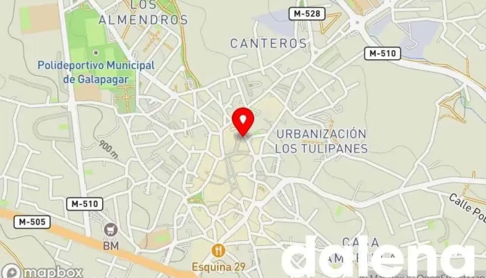 mapa de SUPERMERCADO Y BAZAR Comercio en Galapagar