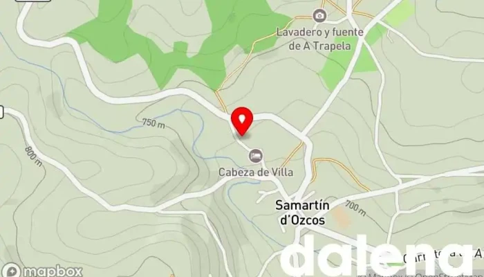 mapa de Supermercado y gasolinera Agrovaldés Supermercado en Asturias