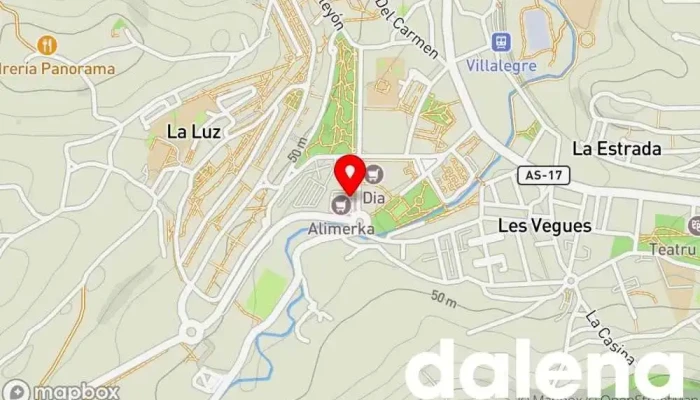 mapa de Supermercados Alimerka Supermercado, Panadería, Carnicería, Pescadería, Frutería, Tienda de alimentos orgánicos en Avilés
