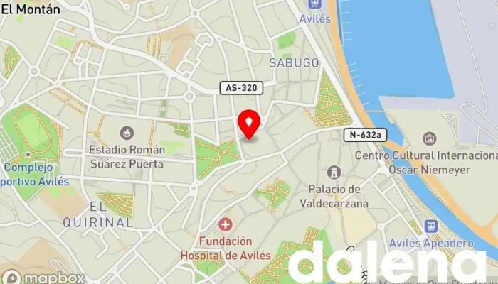 mapa de Supermercados Alimerka Supermercado, Panadería, Carnicería, Pescadería, Frutería, Tienda de alimentos orgánicos en Avilés