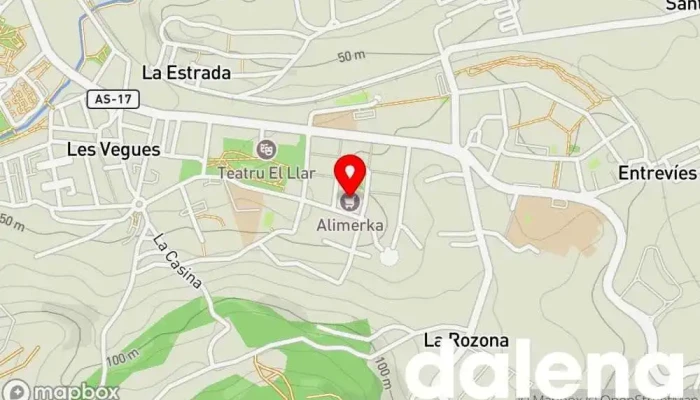 mapa de Supermercados Alimerka Supermercado, Panadería, Carnicería, Pescadería, Frutería, Tienda de alimentos orgánicos en Avilés
