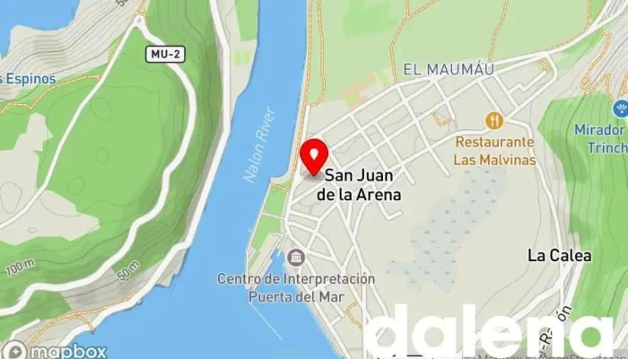 mapa de Supermercados Alimerka Supermercado, Panadería, Carnicería, Pescadería, Frutería, Tienda de alimentos orgánicos en San Juan de la Arena