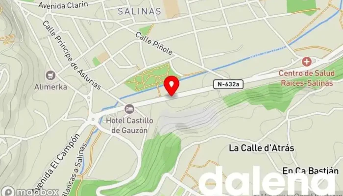 mapa de Supermercados Alimerka Supermercado, Panadería, Carnicería, Pescadería, Frutería, Tienda de alimentos orgánicos en Salinas