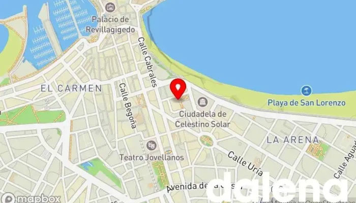 mapa de Supermercados Alimerka Supermercado, Panadería, Carnicería, Pescadería, Frutería, Tienda de alimentos orgánicos en Gijón