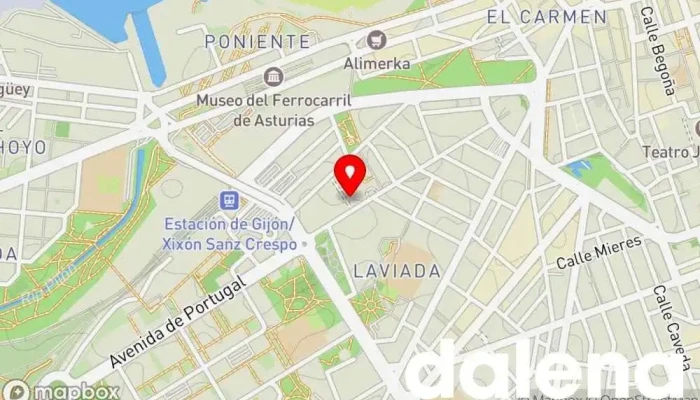 mapa de Supermercados Alimerka Supermercado, Panadería, Carnicería, Pescadería, Frutería, Tienda de alimentos orgánicos en Gijón