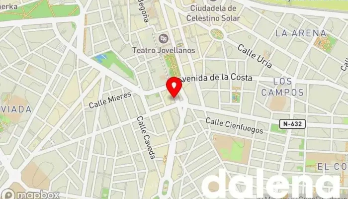 mapa de Supermercados Alimerka Supermercado, Panadería, Carnicería, Pescadería, Frutería, Tienda de alimentos orgánicos en Gijón
